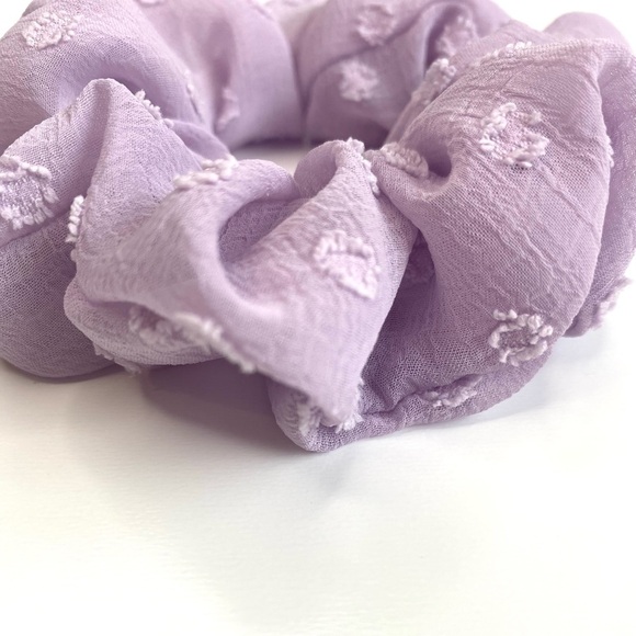 - Handmade purple Scrunchie - Picture 3 of 3